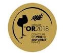 Médaille dor 2017 au concours des vins du sud ouest